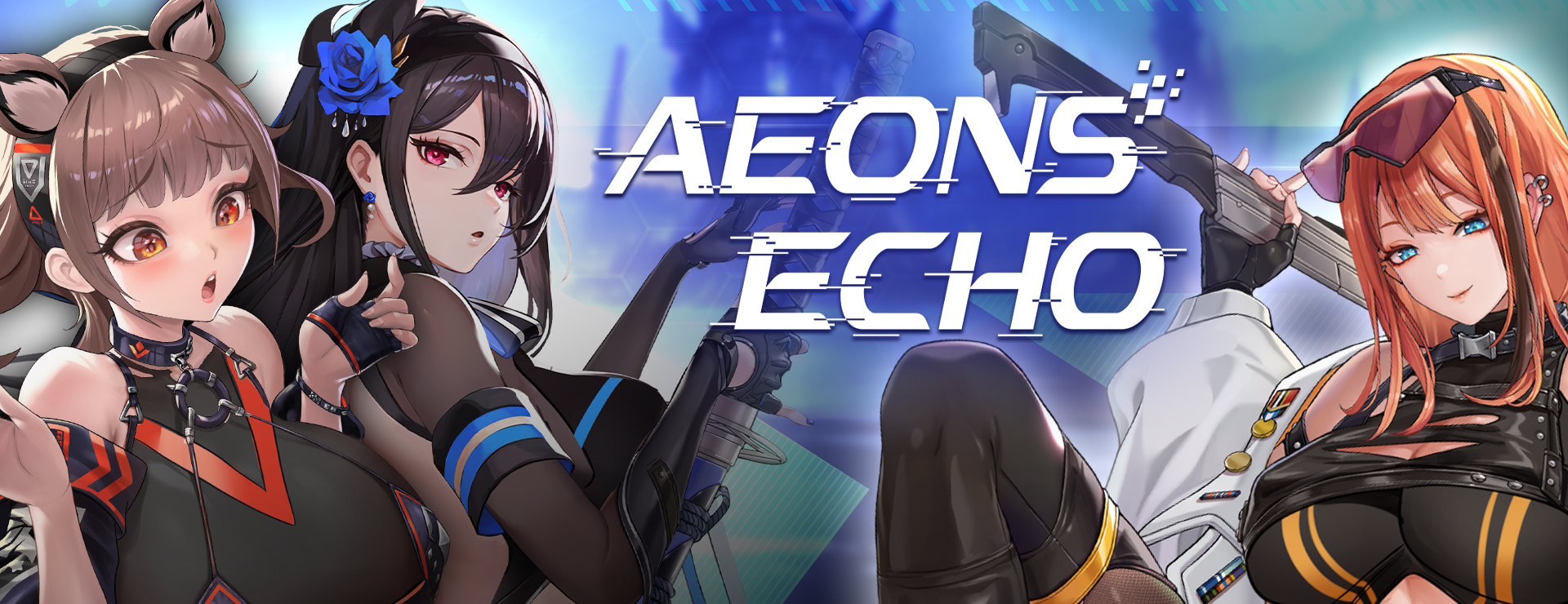 Aeons Echo key art showing goddesses of the Divine Realm